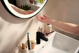 HANSGROHE Spiegel Xarita Lite S – runder LED-Wandspiegel 700 mm mit TouchlessSensor und AntiFog