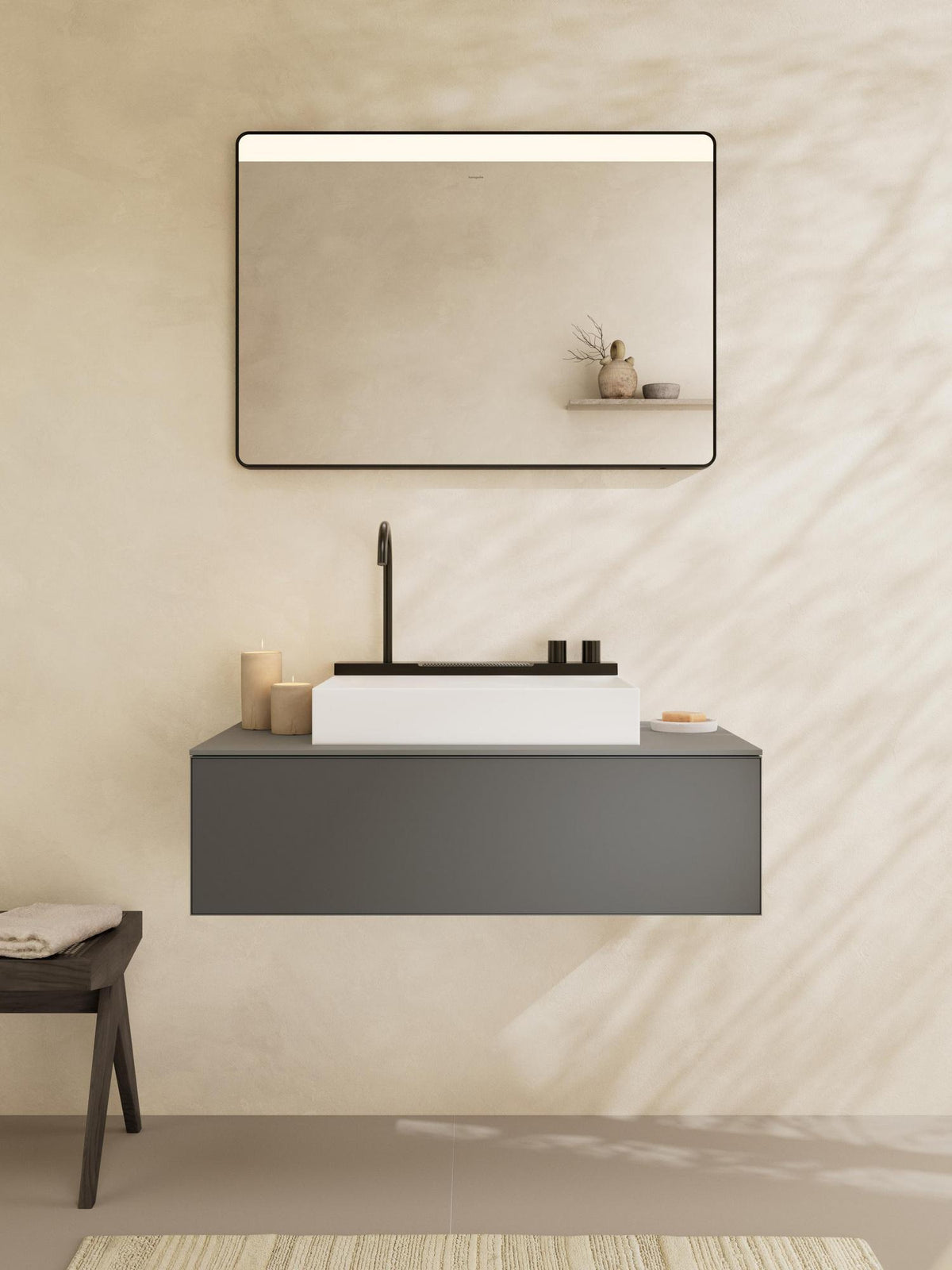 HANSGROHE Waschtischunterschrank Xevolos E 980 mm grifflos mit PushOpen und SoftClose