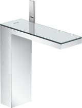 AXOR MyEdition Waschtischmischer 230 mit Push-Open Ablaufgarnitur, chrom, Sicherheitsglas