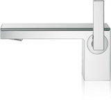 AXOR MyEdition Waschtischmischer 70 mit Glasplatte und Push-Open Ablaufgarnitur von Hansgrohe – chrom