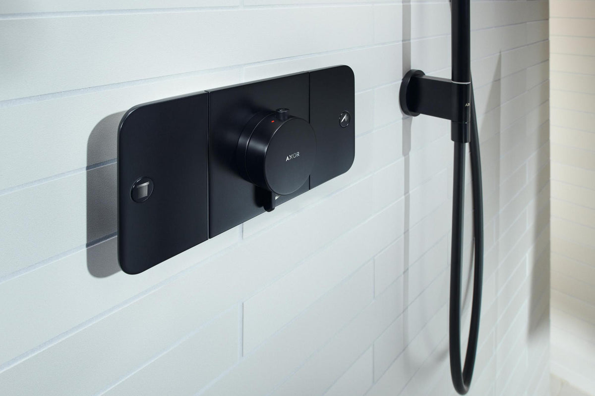 AXOR One Thermostatmodul für 2 Verbraucher mit Select-Tasten und Eco-Funktion – Chrom