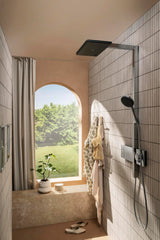 HANSGROHE Duschsystem Raindance Alive Q 2jet EcoSmart mit ShowerSelect Comfort Thermostat