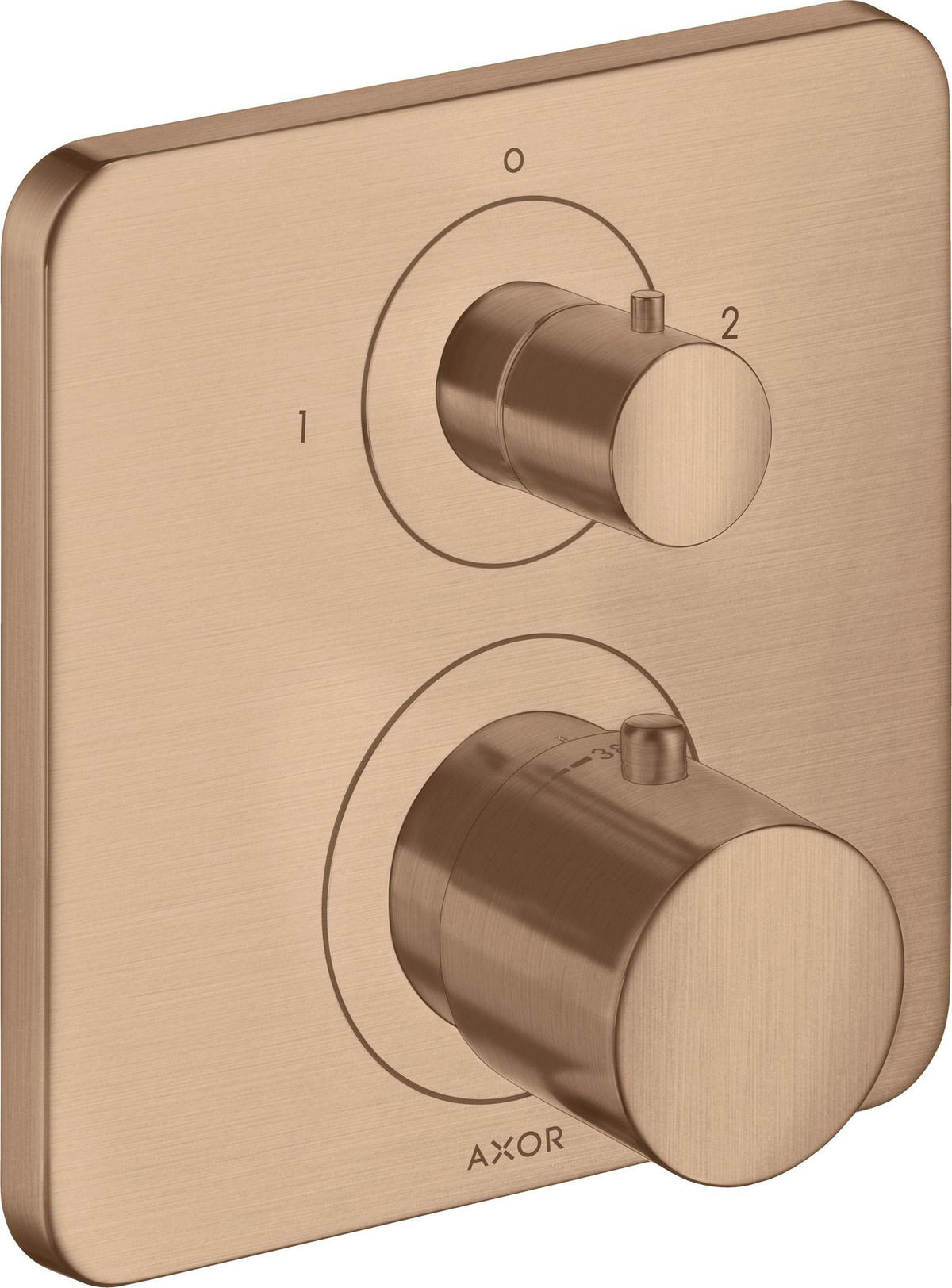 AXOR Citterio M Unterputz-Thermostat mit Abstellventil, chrom – 1 Verbraucher