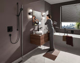 HANSGROHE RainDrain Match Duschrinne 600 mm mattschwarz höhenverstellbar