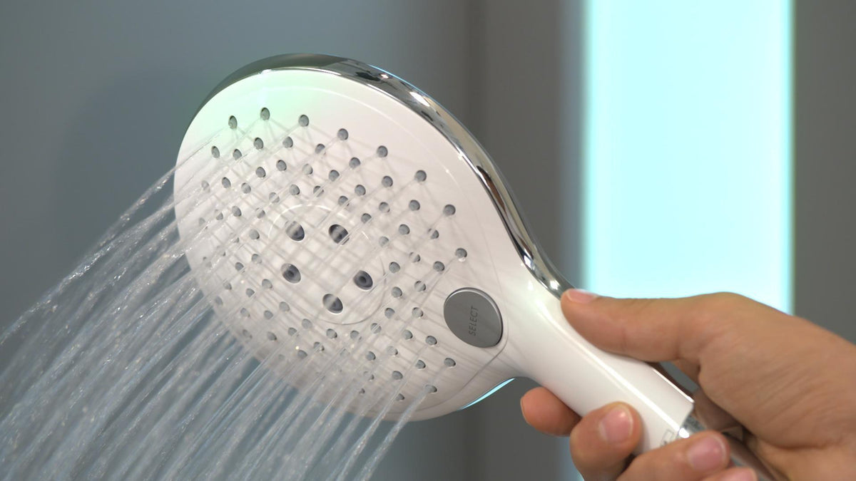 Hansgrohe Raindance Select S 150 3jet Handbrause DN 15 Chrom – 3 Strahlarten, Select-Taste, QuickClean
