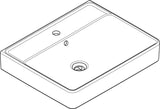 Hansgrohe Xanuia Q Waschtisch 600x480 mm weiß ohne Hahnloch mit Überlauf