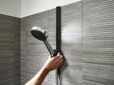 Hansgrohe HG Push-Brausehalter WallStoris mattschwarz – höhenverstellbar & drehbar
