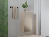 HANSGROHE Xevolos E Halbhochschrank 890 mm, eiche dunkel, grifflos mit PushOpen – Badmöbel
