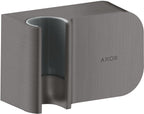 brushed black chrome / Metall / Brausehalter