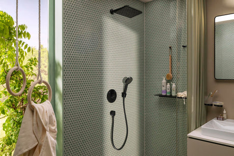 HANSGROHE Handbrause Activera Select S 95 2jet EcoSmart Chrom – 2 Strahlarten, Select-Taste, QuickClean+