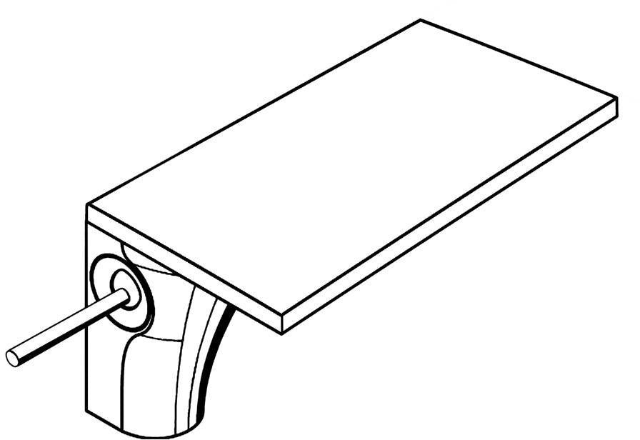 AXOR Massaud Einhebel-Waschtischmischer 110 DN 15 ohne Zugstange, chrom