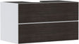 HANSGROHE Xevolos E Waschtischunterschrank 980 mm mattweiß/eiche dunkel grifflos PushOpen