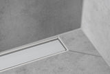 HANSGROHE RainDrain Match Duschrinne 600 mm mit höhenverstellbarem Rahmen, chrom