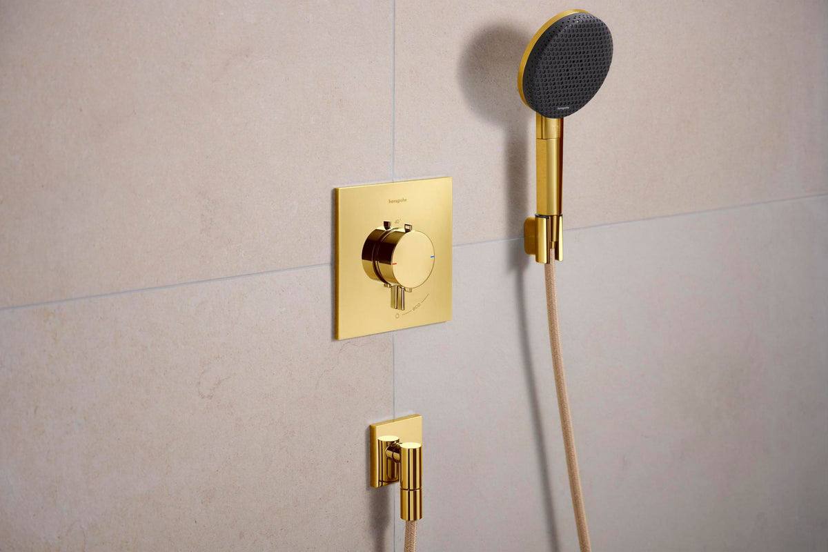 HANSGROHE Porter Fine Brausehalter – Wandhalterung aus Metall für konische Brauseschläuche