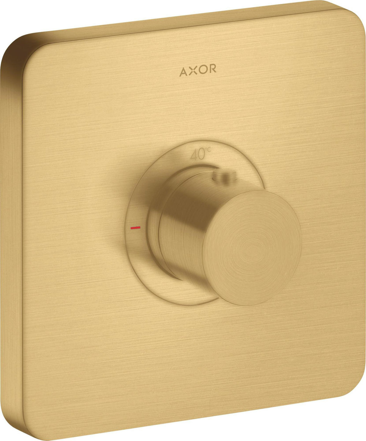 AXOR ShowerSelect Soft Thermostatbatterie Highflow Unterputz Chrom – quadratisch, 1 Verbraucher