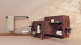 HANSGROHE AddStoris Glashalter Wandmontage Chrom – Mattglas Zahnputzbecher-Halter mit verdeckter Befestigung