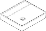 HANSGROHE Waschtisch Xanuia Q 550x480mm weiß SmartClean ohne Hahnloch mit Überlauf