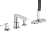 HANSGROHE Finoris Fertigmontageset 4-Loch-Wannenrandarmatur mit sBox in Chrom