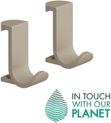 Handtuchhaken WallStoris Planet Edition breit sand von Hansgrohe – 2 Haken, 32 mm