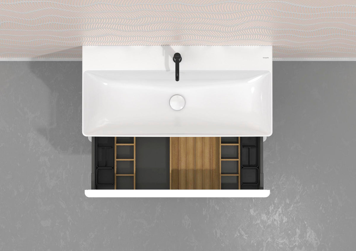 HANSGROHE IntraStoris Schubkasteninneneinteilung Basis Set 100/345 mattschwarz für Xelu & Xevolos