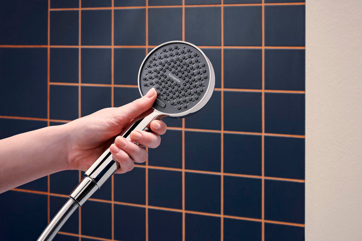 HANSGROHE Activera Select S 95 2jet EcoSmart Handbrause – Chrom, 2 Strahlarten, Select-Taste