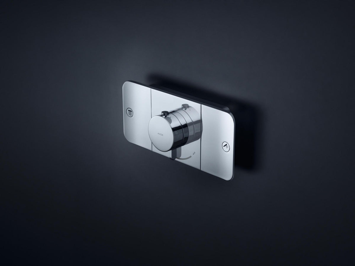 AXOR One Thermostatmodul für 2 Verbraucher mit Select-Tasten und Eco-Funktion – Chrom