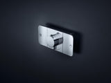 AXOR One Thermostatmodul für 2 Verbraucher mit Select-Tasten und Eco-Funktion – Chrom