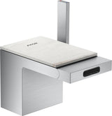 AXOR MyEdition Platte 150 in Leder – Abnehmbare Design-Abdeckung für Waschtischarmaturen