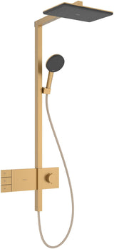 HANSGROHE Duschsystem Raindance Alive Q 2jet EcoSmart mit ShowerSelect Comfort Thermostat