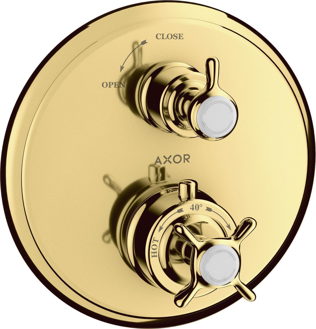 AXOR MONTREUX Unterputz-Thermostat mit Abstellventil, Chrom – 1 Verbraucher