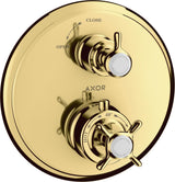 AXOR MONTREUX Unterputz-Thermostat mit Abstellventil, Chrom – 1 Verbraucher