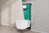 Hansgrohe iFrame Original Q Betätigungsplatte mit 2-Mengen-Spülung in Chrom