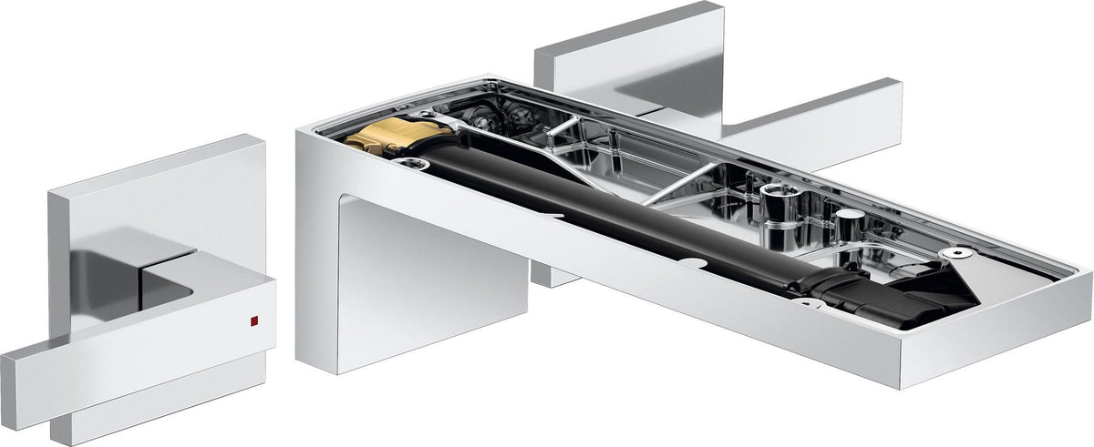 AXOR MYEDITION 3-Loch-Waschtischmischer mit Push-Open Ablaufgarnitur in Chrom