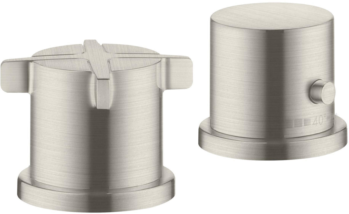 AXOR CITTERIO E 2-Loch-Wannenrandarmatur DN 15 mit Thermostat, Chrom – Hansgrohe