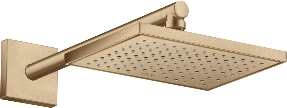 AXOR Kopfbrause 245 x 185 mm, 1 Jet, Chrom – Rain-Strahl für Wand- und Deckenmontage
