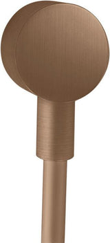 AXOR Starck Schlauchanschluss Fixfit DN 15 in brushed bronze – mit Rückflussverhinderer