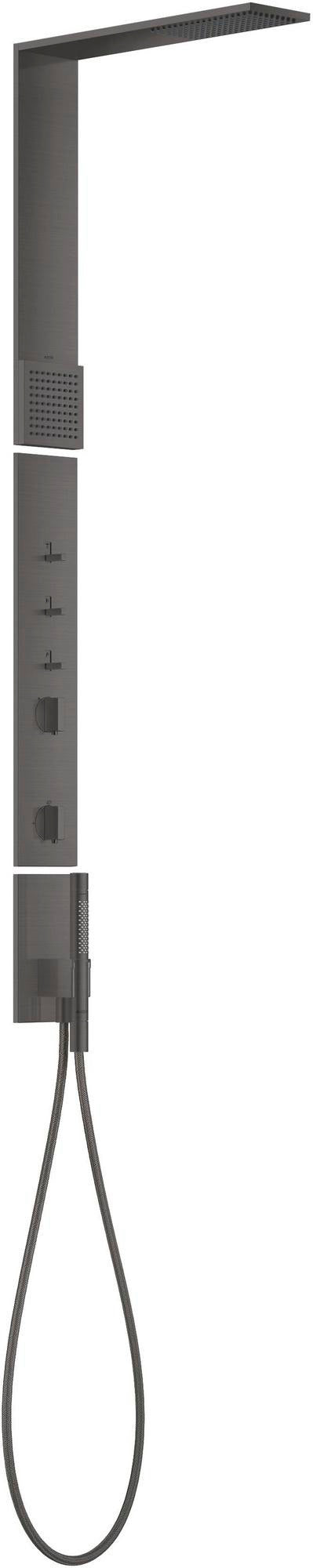 AXOR ShowerComposition Duschpaneel mit Thermostat, Kopf- und Schulterbrause Chrom