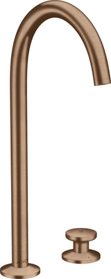 AXOR ONE Select 260 2-Loch-Waschtischmischer mit Push-Open Ablaufgarnitur, chrom