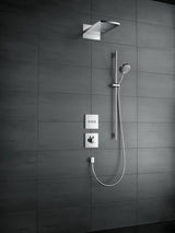 HANSGROHE Raindance Select S 120 Brauseset mit Unica Comfort Stange, 3 Strahlarten, Chrom