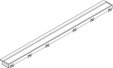 HANSGROHE RainDrain Match Duschrinne 600 mm mattschwarz höhenverstellbar