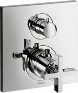 AXOR CITTERIO Unterputz-Thermostat mit Ab-/Umstellventil Kreuzgriff Chrom