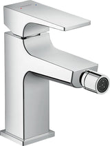HANSGROHE Metropol Einhebel-Bidetmischer DN15 mit Push-Open Ablaufgarnitur, chrom
