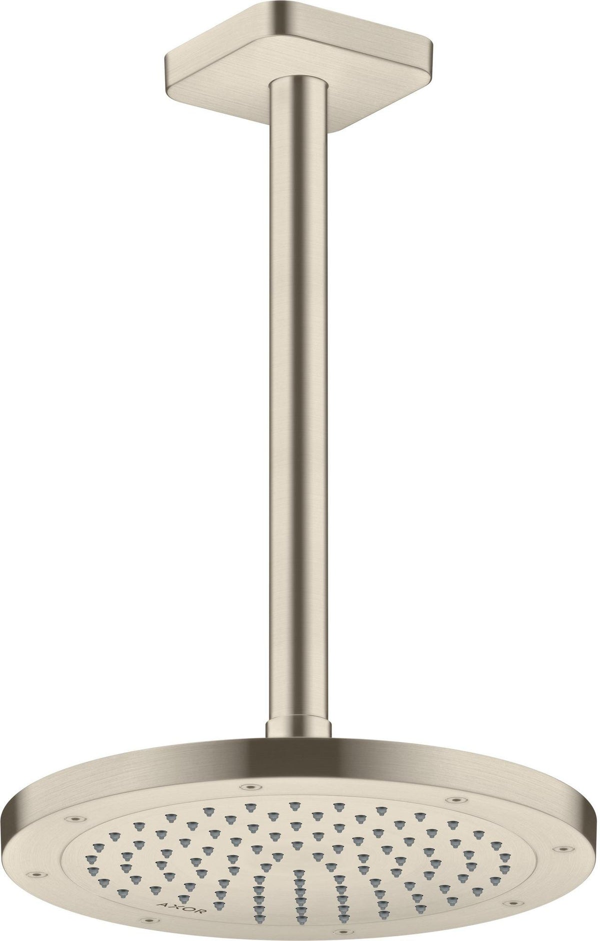 AXOR Kopfbrause 245 1 Jet EcoSmart Chrom – Rain-Duschkopf für Wand- und Deckenmontage