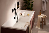 HANSGROHE Wandanschluss FixFit S mit Brausehalter – polished gold optic