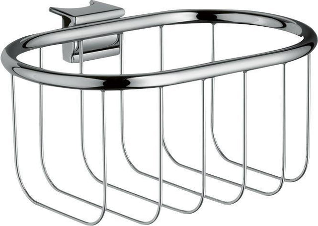 AXOR MONTREUX Seifenkorb für Unica Wandstange 22 mm, Chrom, oval, Metall