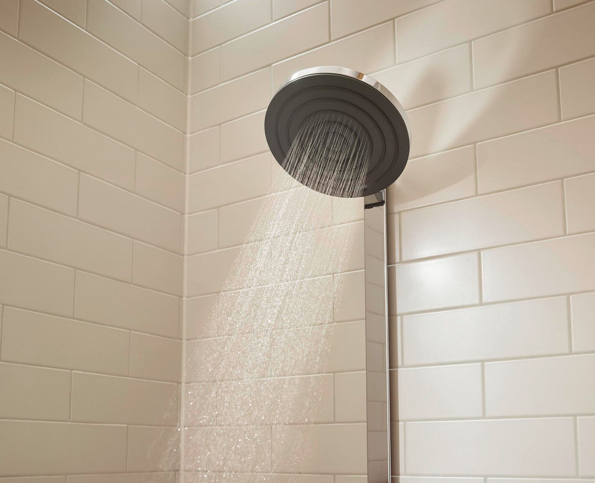 HANSGROHE Showerpipe Pulsify 260 2jet mit Brausethermostat – Chrom, PowderRain & CoolContact