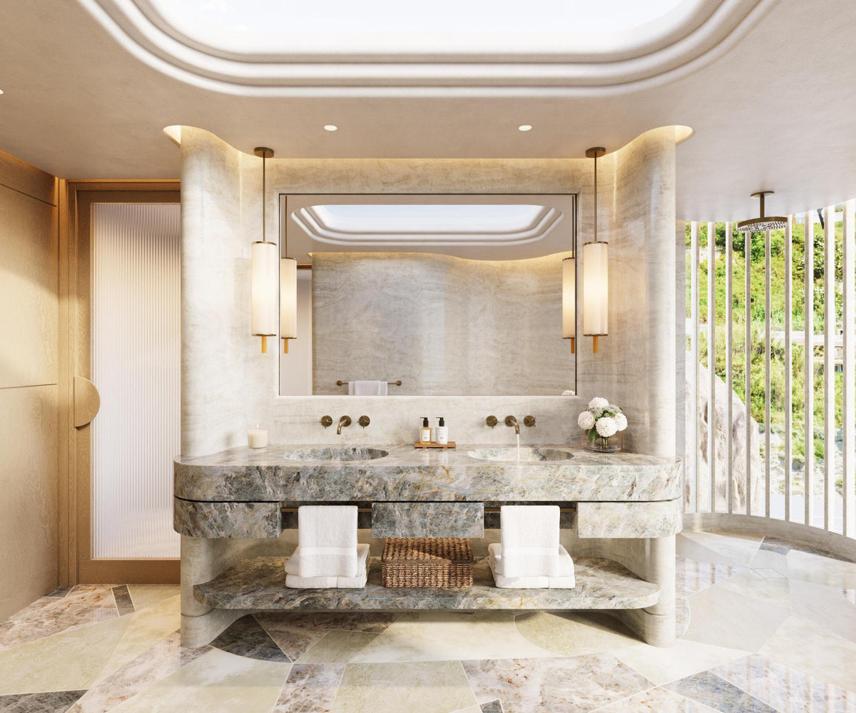 AXOR Universal Circular Badetuchhalter 600 mm mattweiß von Hansgrohe – Wandmontage, verdeckte Befestigung