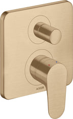 ohne Umsteller / brushed bronze / UP m integ Sich-kom