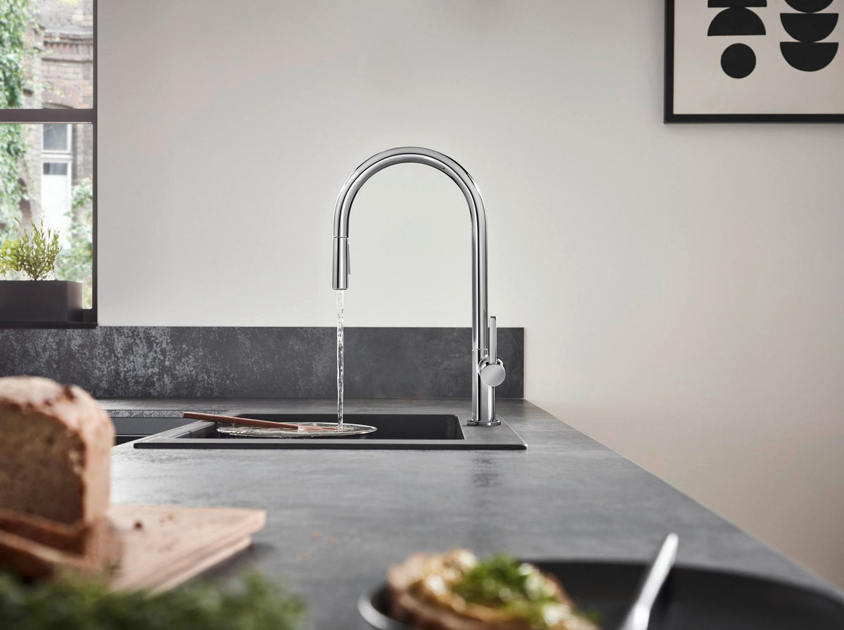 HANSGROHE Talis M54 210 Spültischmischer mit Ausziehbrause und sBox in Chrom
