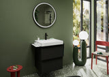 HANSGROHE Spiegel Xarita Lite S – runder LED-Wandspiegel 700 mm mit TouchlessSensor und AntiFog